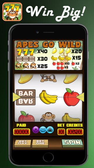 Apes Go Wild - Win Crazy Moola Slot Machine