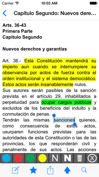 【免費書籍App】Constitución Argentina-APP點子