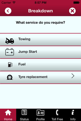 Progressive Insurance’s Road Assist Mobile App screenshot 3