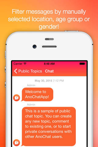 AnoChatApp - Meet, Share, Ask anonymously! screenshot 2