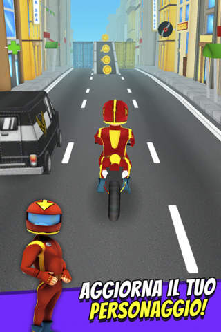 Cartoon Superbike Free - 3D Motorcycle Racing Game for Children screenshot 2