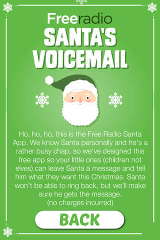 Free Radio - Santa's Voicemail screenshot 3