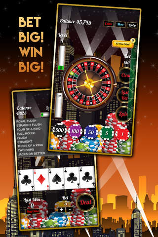 Classic Casino Mania with Double Bonanza Slots, Bingo Craze and Poker Joy! screenshot 2