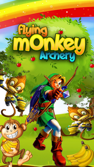 Flying spider Monkey - Archery Game