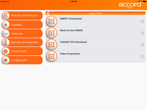 App Corporativa Accord Farma for iPad screenshot 4