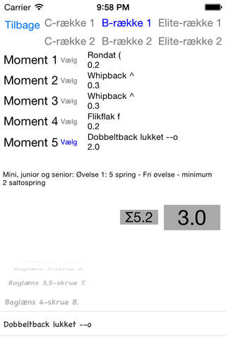 Tumbling Score Calculator screenshot 2
