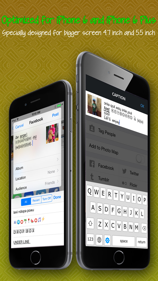App Shopper Font Keyboard ™ native keyboard extension for iOS 8