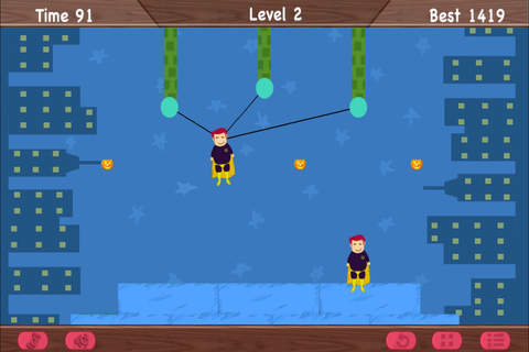 Doodle Superhero Swing - A Strategy Game Mania FREE screenshot 4