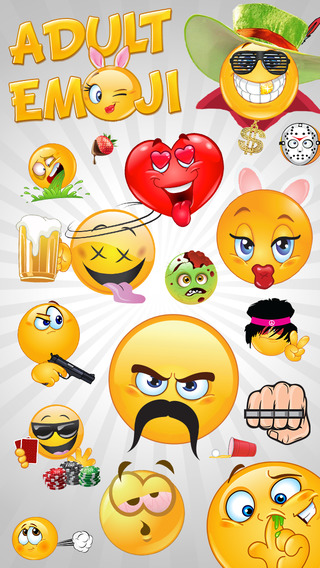 Adult Emoji Icons - Funny Texting Dating Emoticons Symbols