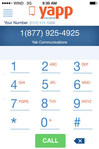 YApp Callback screenshot 2