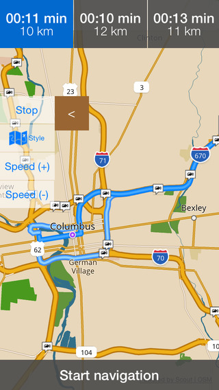 【免費交通運輸App】Ohio Offline Map with Real Time Traffic Cameras Pro-APP點子