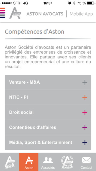 【免費商業App】Aston Avocats-APP點子