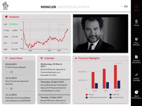 Moncler Investor Relations
