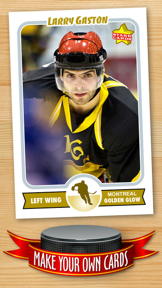 FREE Hockey Card Template — Create Personalized Sports Cards Complete with Hockey Quotes Cartoons an