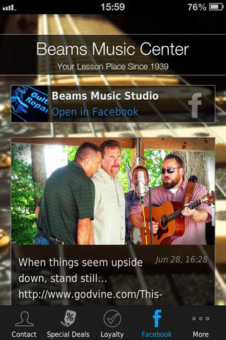 Beams Music Center screenshot 4