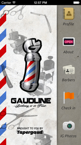 Barber mobile business card