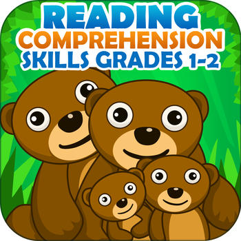 Reading Comprehension Skills - Grades 1st and 2nd With Test Prep LOGO-APP點子