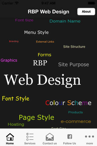 RPB Website Design screenshot 2