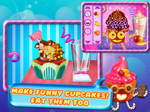 【免費遊戲App】Cupcake Crazy Chef - Make & Decorate Your Own Muffin Cake-APP點子