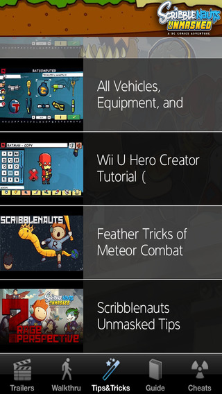 Game Cheats for Scribblenauts Unmasked: A DC Comics Justice League Adventure Edition