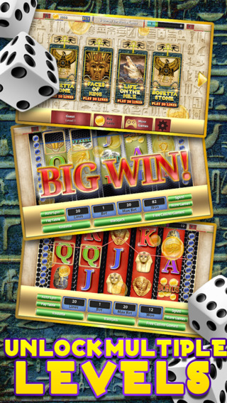 【免費遊戲App】A Ace Slots Era of Golden Kings Casino (777 Lucky Pharaoh's Jackpot) - Way Big Payout Slot Machine Games-APP點子