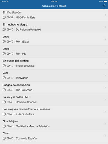Televisión de Panamá para iPad screenshot 4