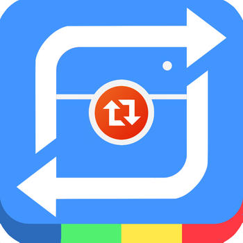 Reposter - Save & Repost unlimited photos and videos! with out watermark for instagram LOGO-APP點子