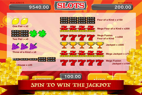 Aaaaaaaah! 777 Classic Casino Slots Machine PRO - Spin to Win The Jackpot screenshot 4