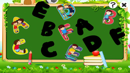 ABC for Children Learning Game with the Letters of the Alphabet