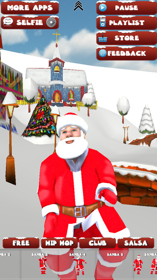 Dancing Santa 3D - Face Booth Christmas Dance Special