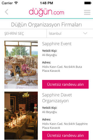 Düğün Organizasyonu screenshot 3