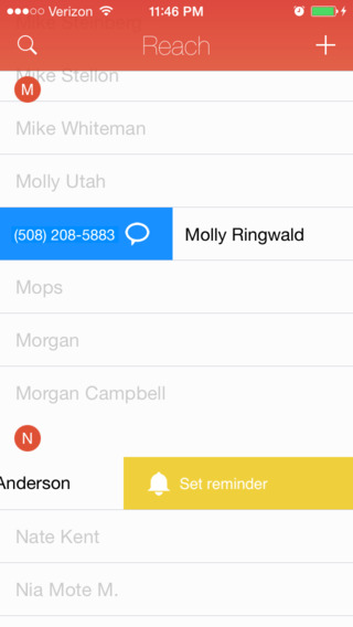 【免費生產應用App】Reach - Your Contact List-APP點子