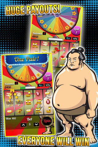 Sumo Slots : Win Big with Blackjack, Poker and More! screenshot 2