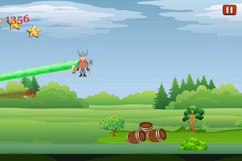 Crazy Cute Vikings - A Tiny Northern Warrior Jumping Game LX screenshot 3