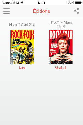 Rock&Folk Magazine screenshot 2