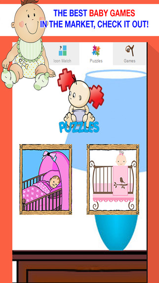 Cute Baby Games for Little Girls - Toddler Puzzles and Sounds