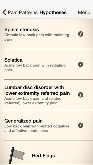 【免費醫療App】Clinical Pattern Recognition: Low back pain-APP點子