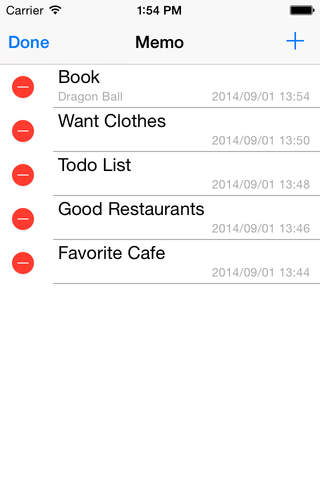 Simple Notepad Free app ◆to record shops and shopping◆ screenshot 3