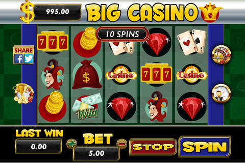 Aace Big Casino - Slots, Blackjack 21 and Roulette FREE! screenshot 2