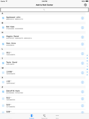 【免費生產應用App】Speed Dial Widget - Call&SMS in Notification Center-APP點子