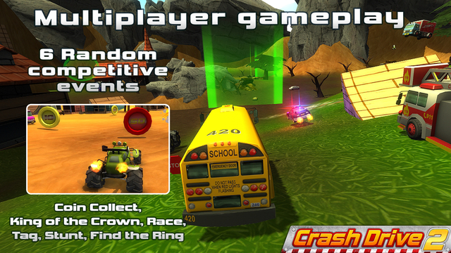 免費下載遊戲APP|Crash Drive 2: The multiplayer stunt game, with monster trucks & classic muscle cars app開箱文|APP開箱王