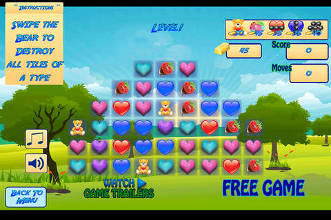 Candy Hearts Saga - Valentines match 3 adventure screenshot 3