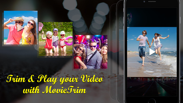 MovieTrim-Video Trimmer app to Cut Save any selected video portion from a movie by adding background