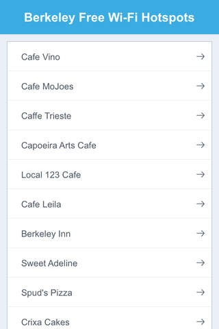 Berkeley Free Wi-Fi Hotspots screenshot 2