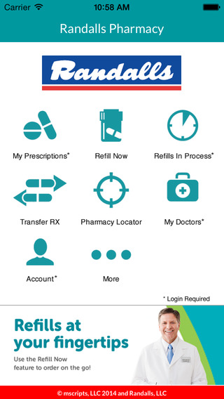 【免費生活App】Randalls Pharmacy-APP點子