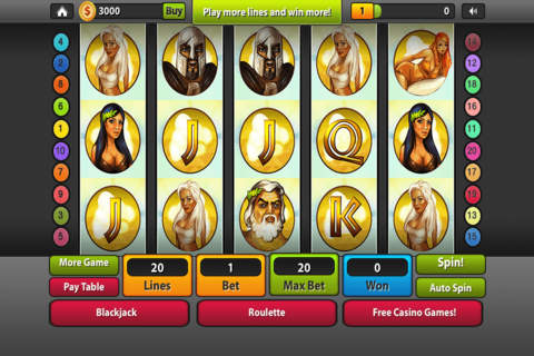 Slots of Titan's Fortune (Lucky Vegas Casino) - Fun Slot Machine Games screenshot 2