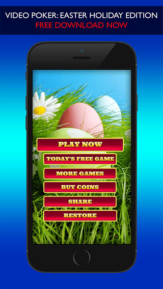 BUNNY VIDEO POKER - Play the Easter Holiday Casino and Card Game for FREE