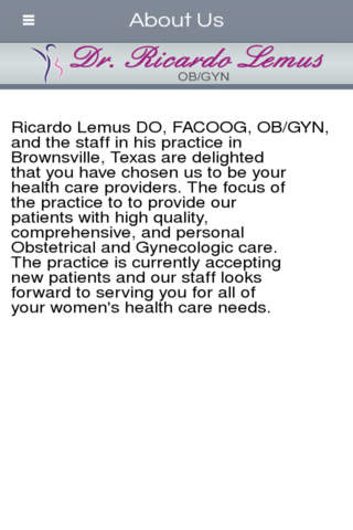 Ricardo Lemus DO, FACOOG, OB/GYN - Brownsville screenshot 2