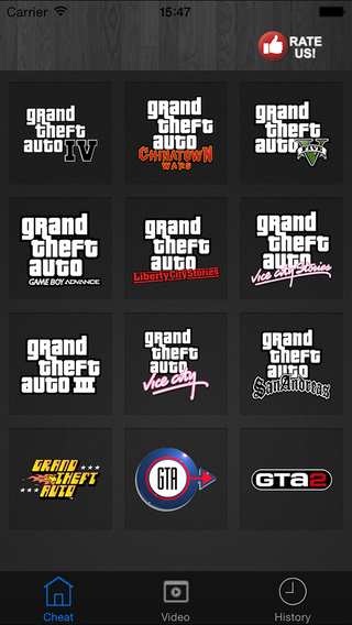 GTA Cheats - for Grand Theft Auto Games GTA 5 GTA V
