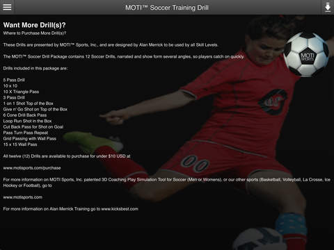 免費下載教育APP|MOTI™ 3D Soccer Drill Package for Beginning Youth Soccer Players & New Coaches app開箱文|APP開箱王